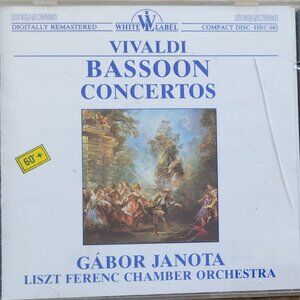 Music CD - Vivaldi: Bassoon Concertos, Gabor Janota, 1987